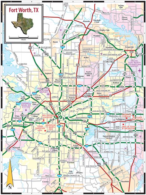 driving directions to fort worth texas